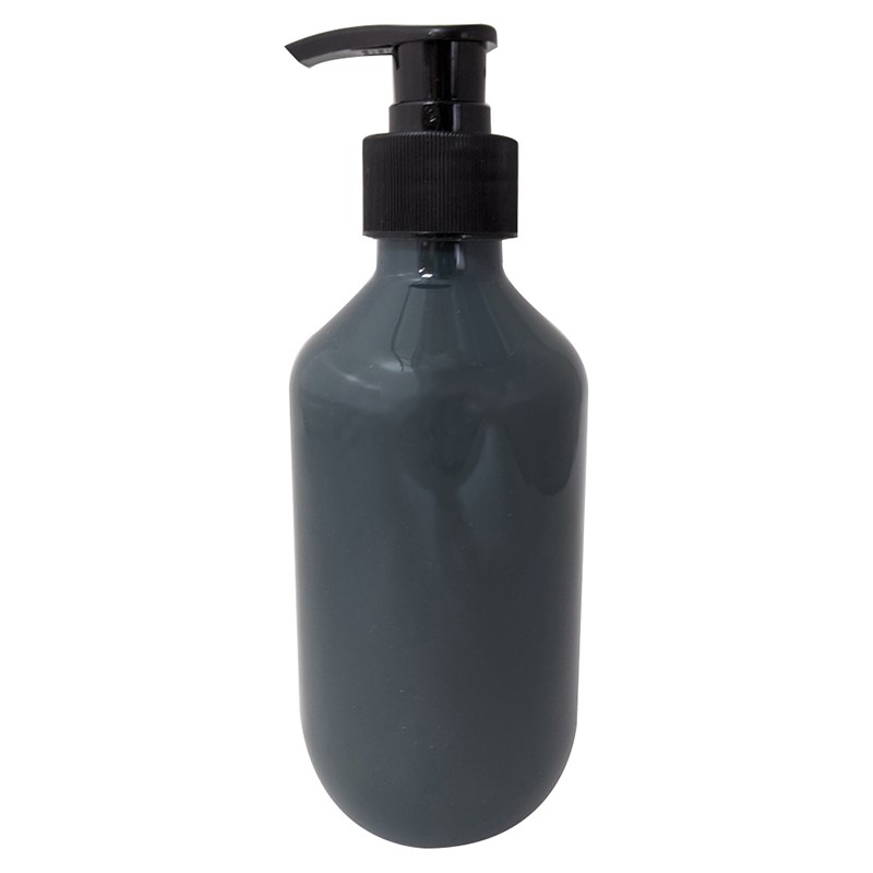 Recyclable empty plastic bottle custom injection color for body soap and shampoo packaging with lotion pump