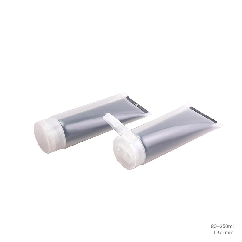Double wall Big size 50mm skincare Flat cap tube