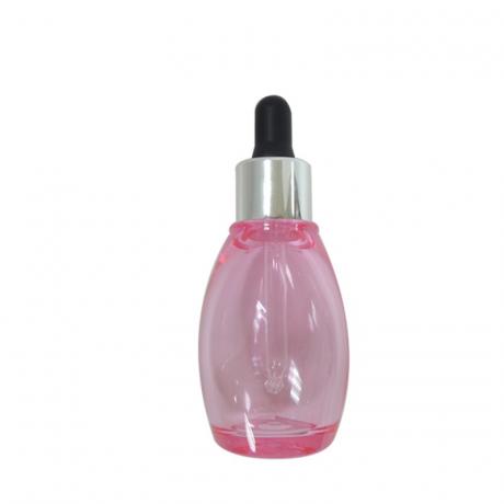 Classical oval shape super thick and transparent PET bottle with dropper