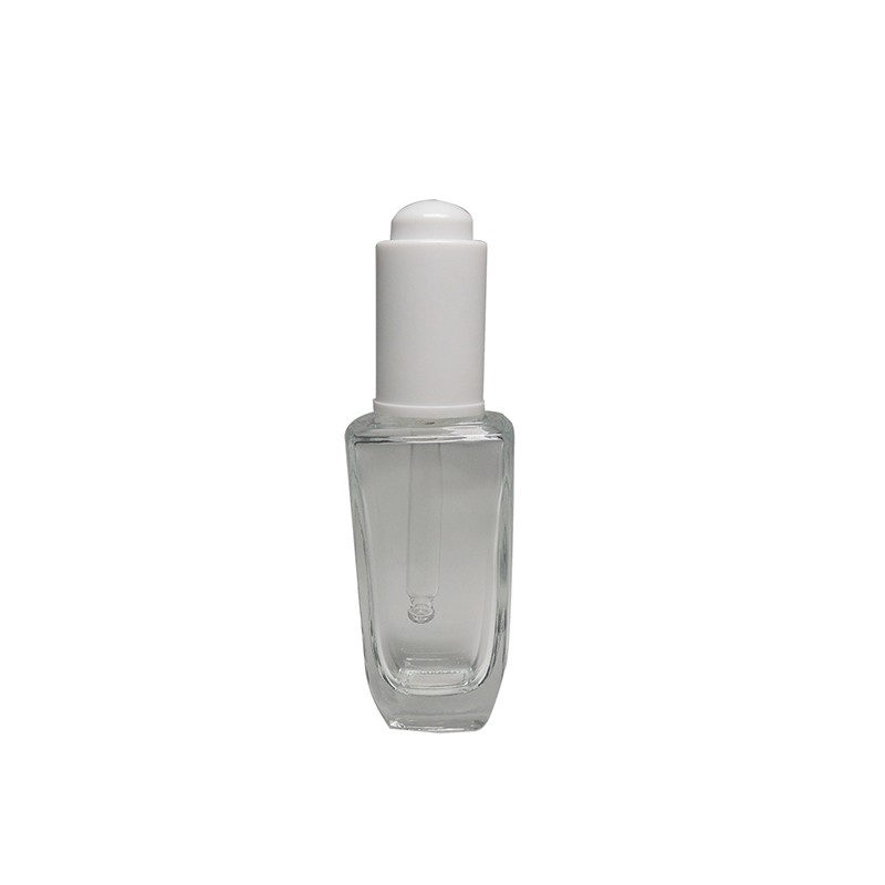 New item glass bottle with plastic dropper