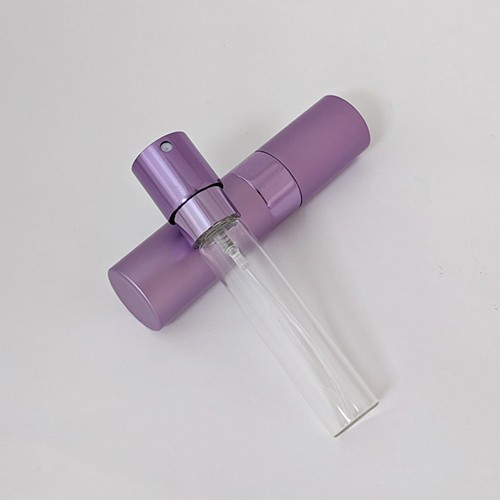 Best selling item empty 8ml twist up perfume atomizer with middle ring for travel size fragrance packaging