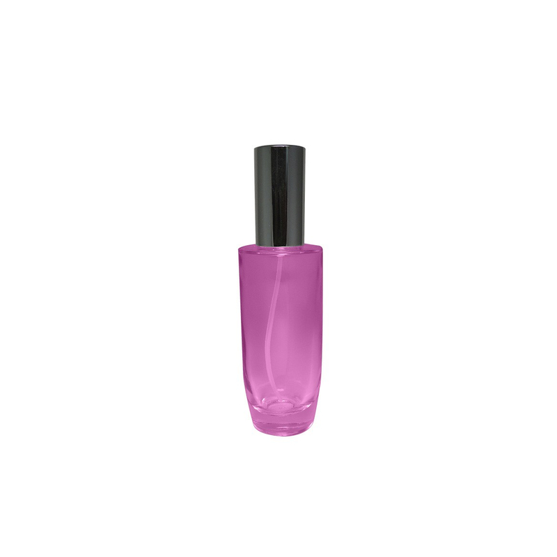 Custom scent empty 60ml glass bottle for EDP and EDT fragrance packaging 18/415 screw neck refillable glass bottle with aluminum sprayer