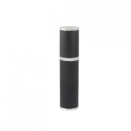 Luxury black leather wrapped small perfume dispenser