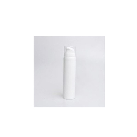 Cylinder plastic bottle with white foam pump 50ml customized logo printing for cleanser and facial soap