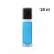 Luxury packaging plastic cosmetic empty bottle with black cap for facial serum square cosmetic bottle set
