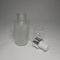 Acne treatment lotion empty glass bottle packaging 60ml cylinder shape plastic cream pump transparent cap