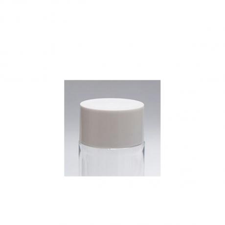 Beauty product packaging white flat plastic caps for plastic bottles container body and face product