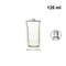 Transparent perfume glass 125ml flat rectangle glass bottle perfume long and thin crimp neck spray bottle
