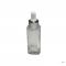 30ml heavy glass bottle with aluminum collar silicone dropper