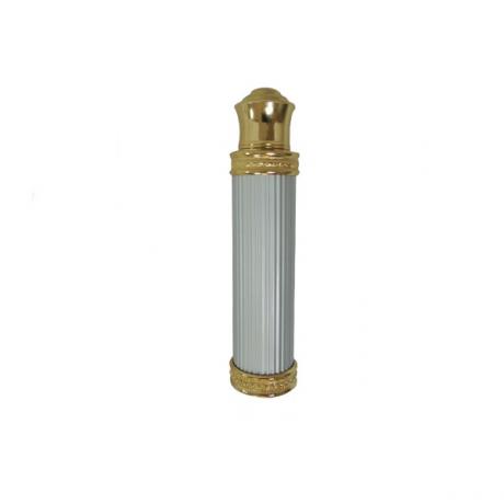 Mini aluminum oil essential scent perfume silver color arabic oil bottle