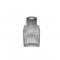 Wholesale Taiwan supplier fragrance oil glass aroma 50ml green aroma oil collar diffuser bottle clear cube shape glass